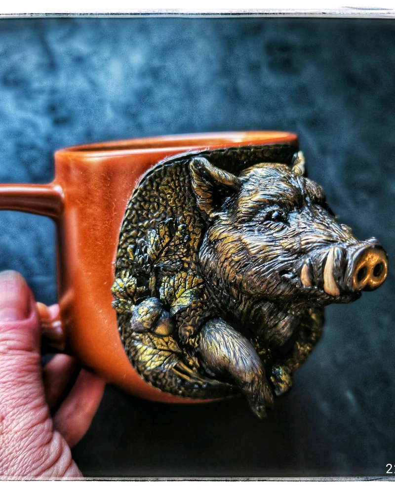 Кружка с кабаном