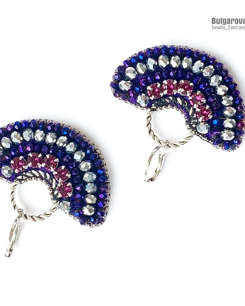 Фиолетовые серьги «Violet» — Основной