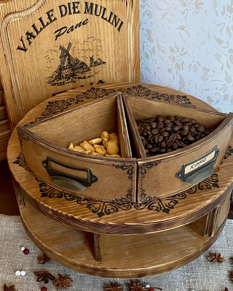 Вращающийся короб для сладостей и специй «Красивая кухня» — Основной