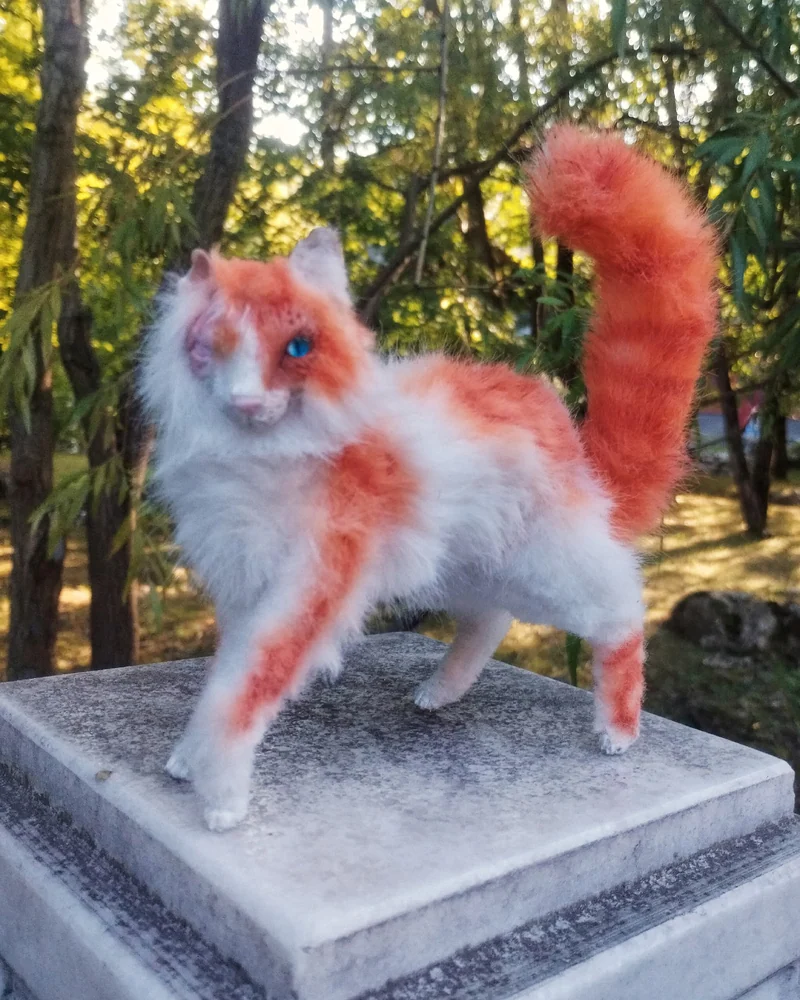 Рыжая кошка воин Яркое Сердце