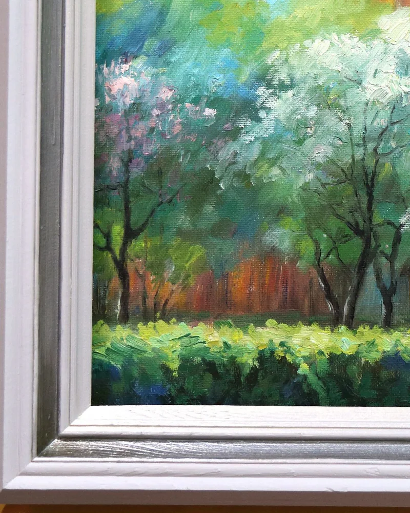 "Весна. Солнцево #4" картина маслом