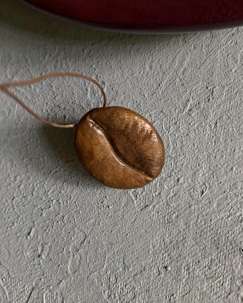 Подвеска кофейное Зерно