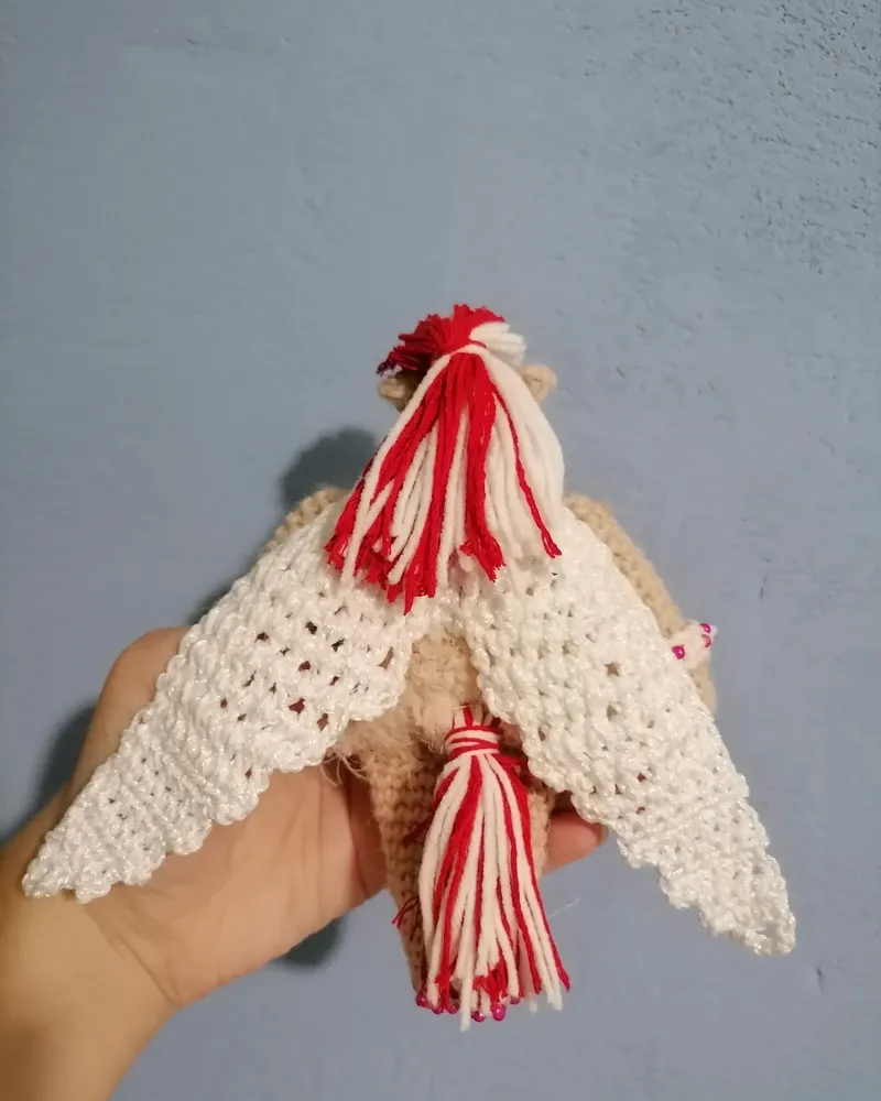 Вязаная игрушка Крылатый пони