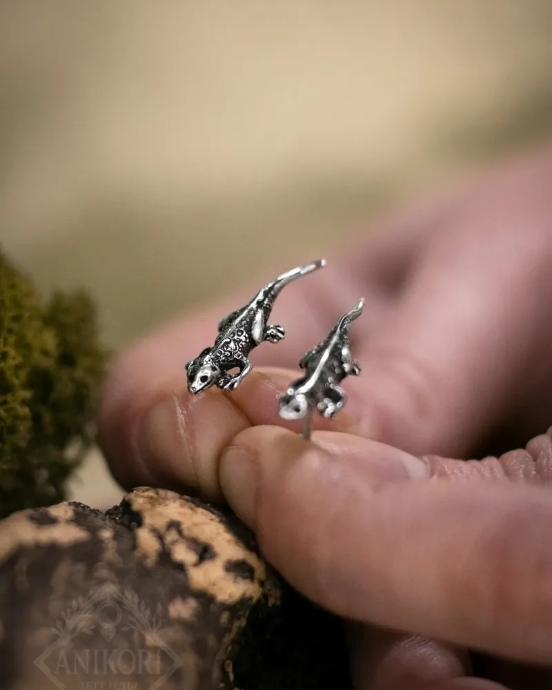 Серьги «Ящерки»