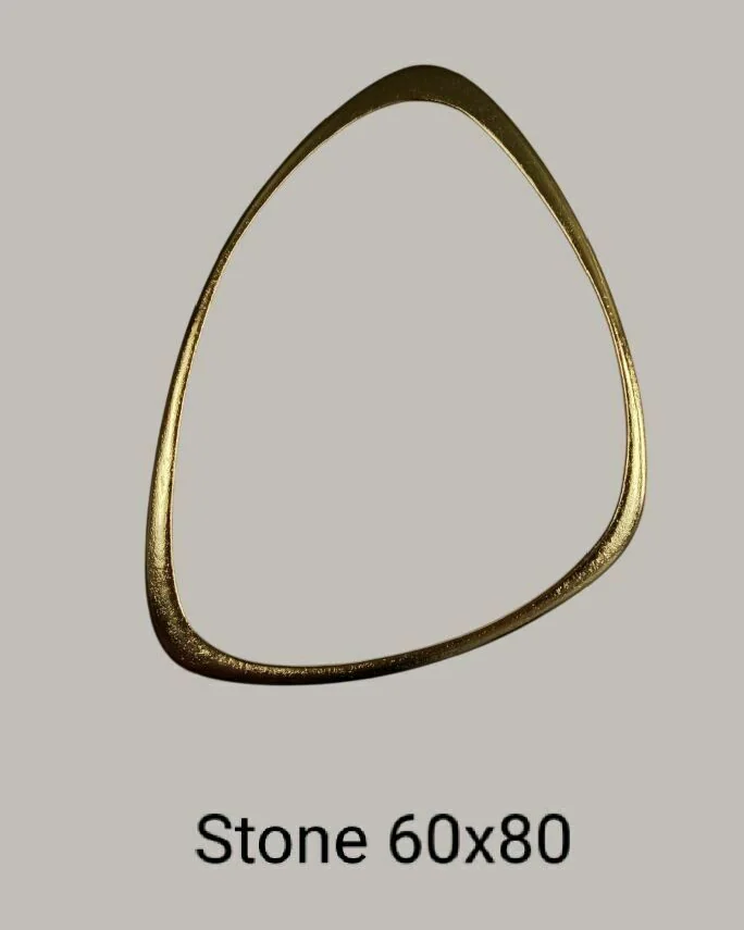Рама для зеркала Stone 60×80 см, золотой — Золотой