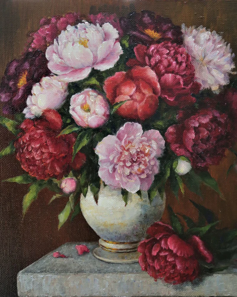 Картины с пионами