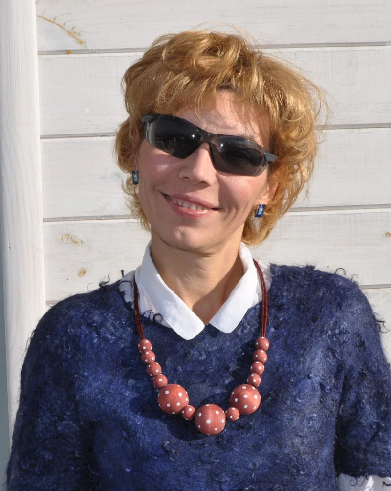 Бусы бохо "Polka dot"