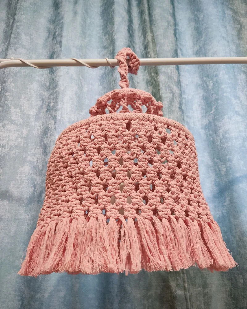 Абажур светильник макраме