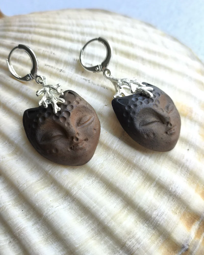 Серьги кошки