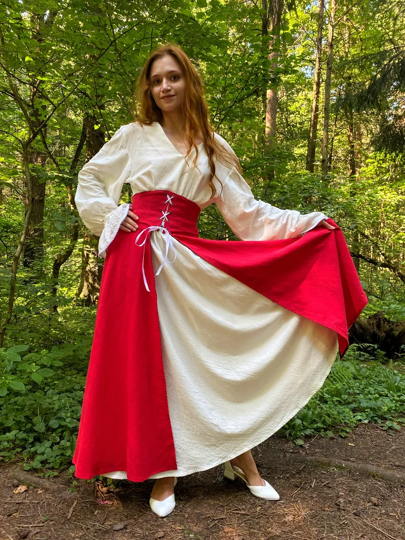 Двуликая юбка из крапивы