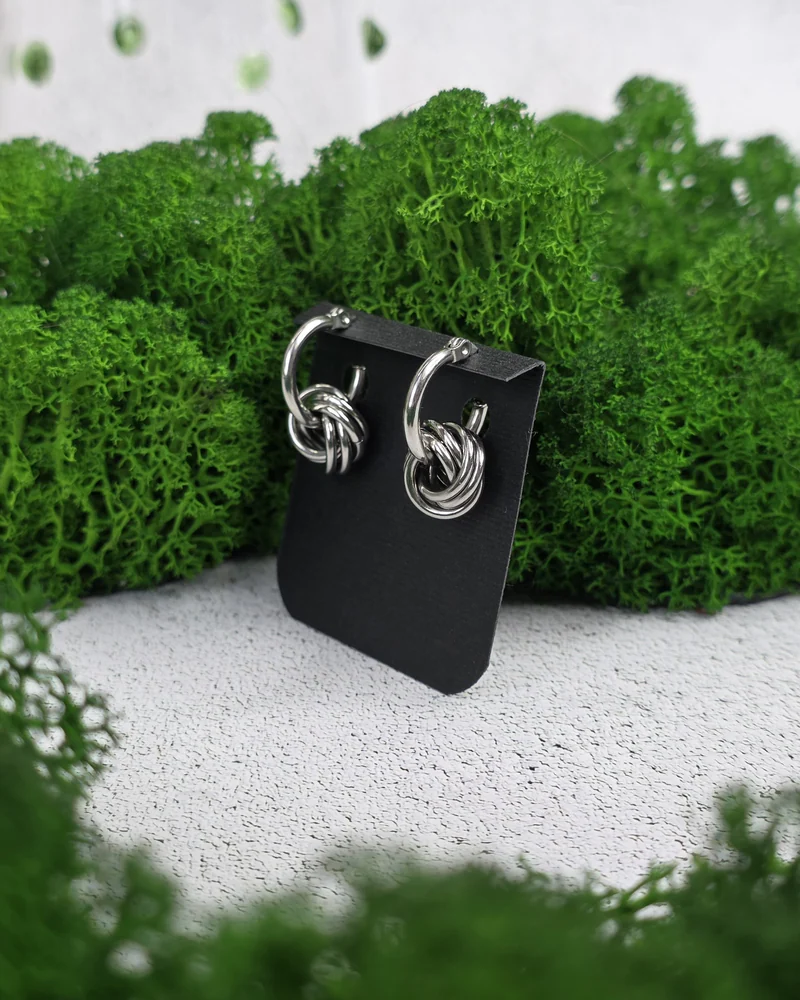 Серьги «Мёбиус»