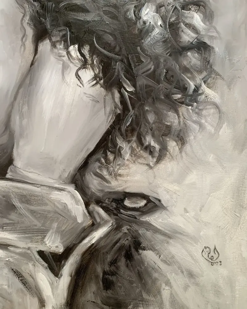 Встреча. Картина маслом 50×60 см — 50×60 см