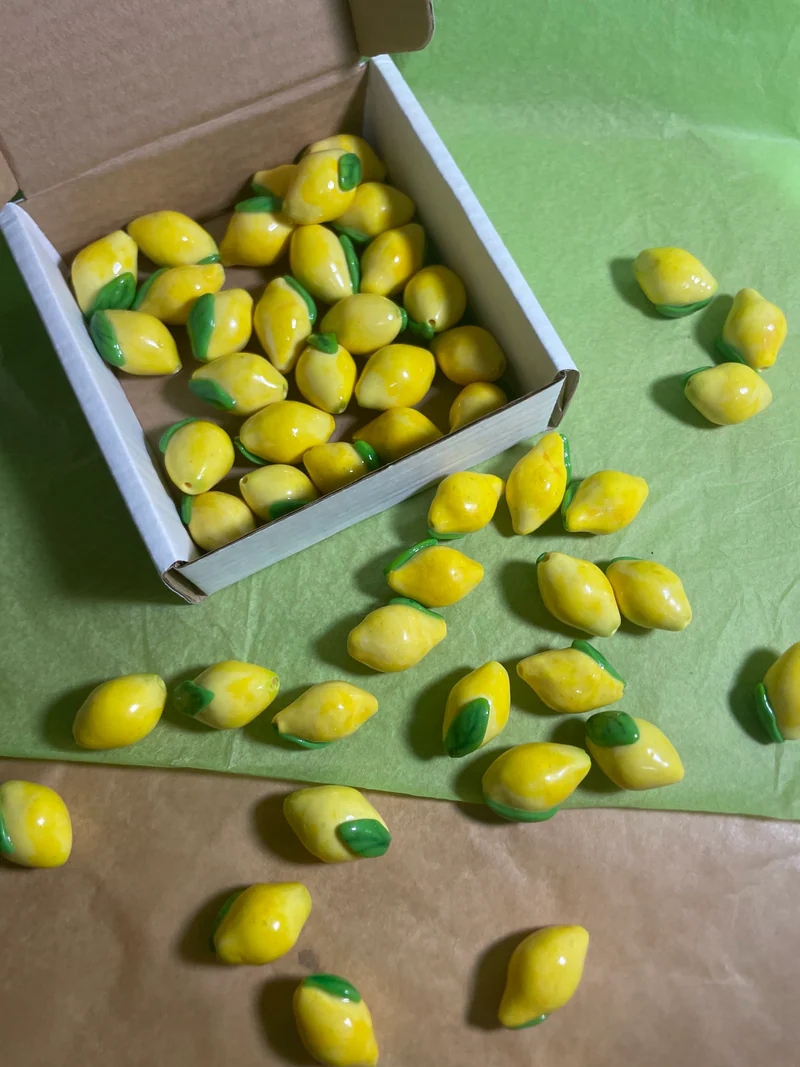 Бусины из полимерной глины