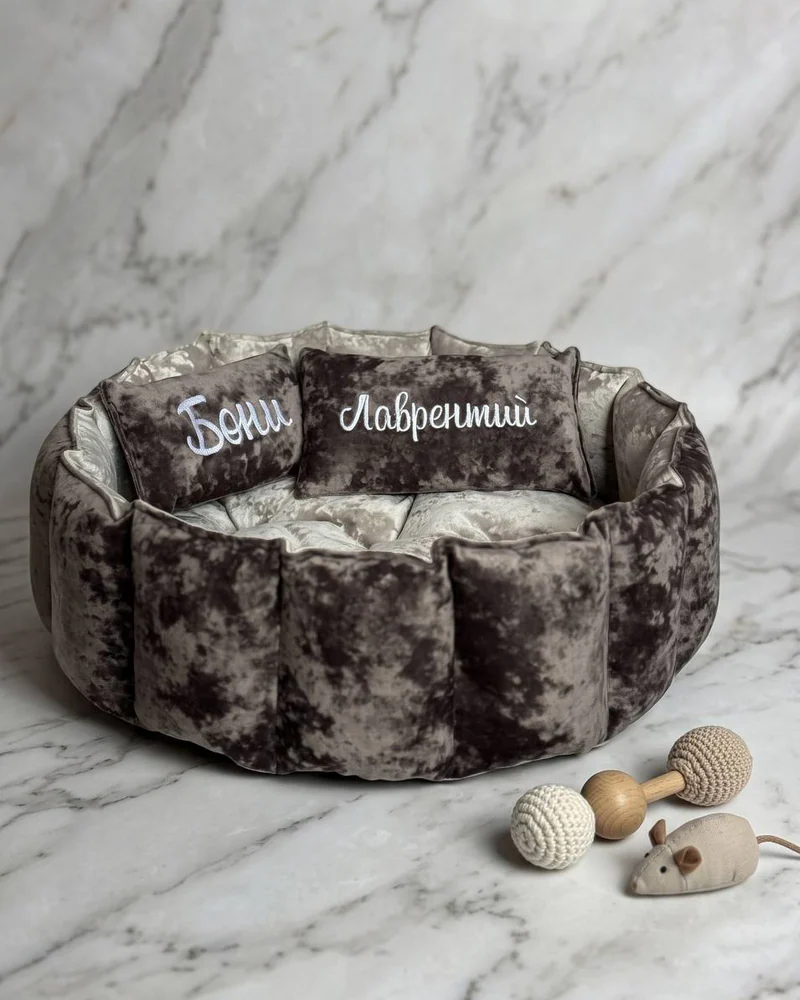Лежанка Пончик — Шоколадный