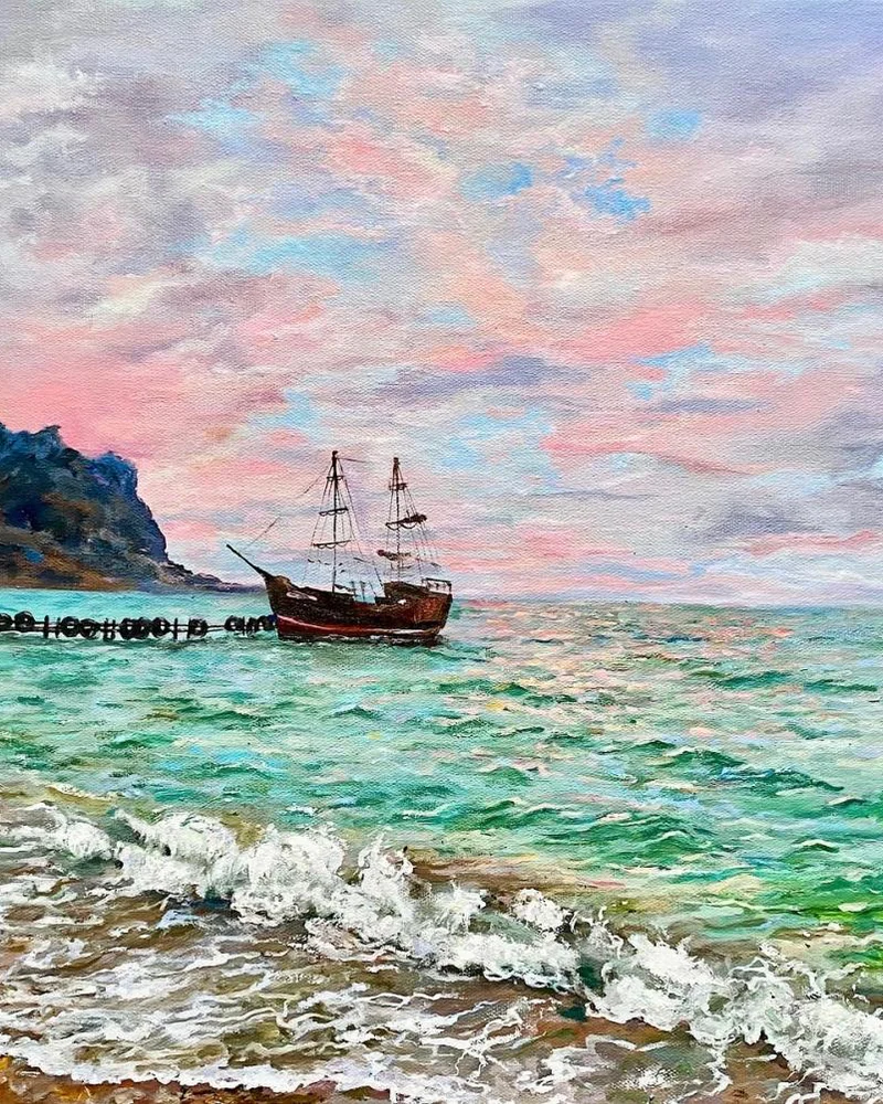 На заре