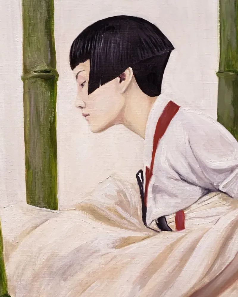 Азия. Картина маслом 80×100 см — 80×100 см