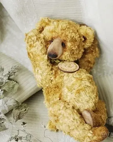 Мишка тедди Golden Fell, золотой — Мишка тедди Golden Fell, золотой