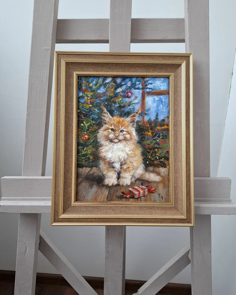 Конфетка. Картина маслом на холсте