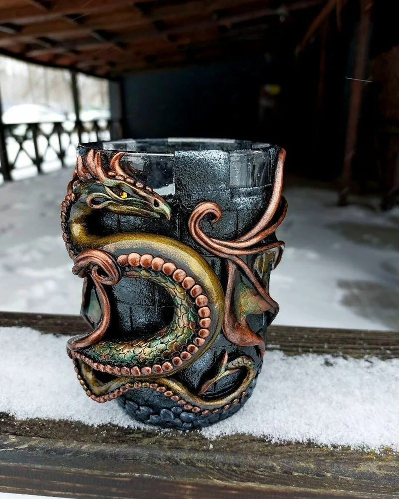 Кружка пивная "Золотой Дракон"