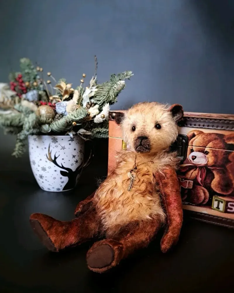 Мишка тедди Шурик, коричневый