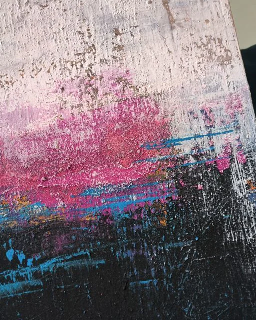 Картина акрилом в технике Mixed Media 40х60 см