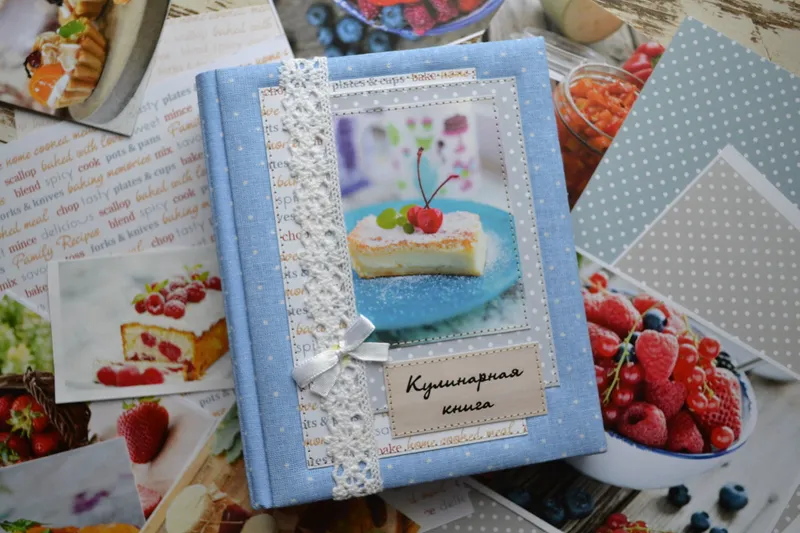 Кулинарная книга для рецептов на кольцах 13×16 см
