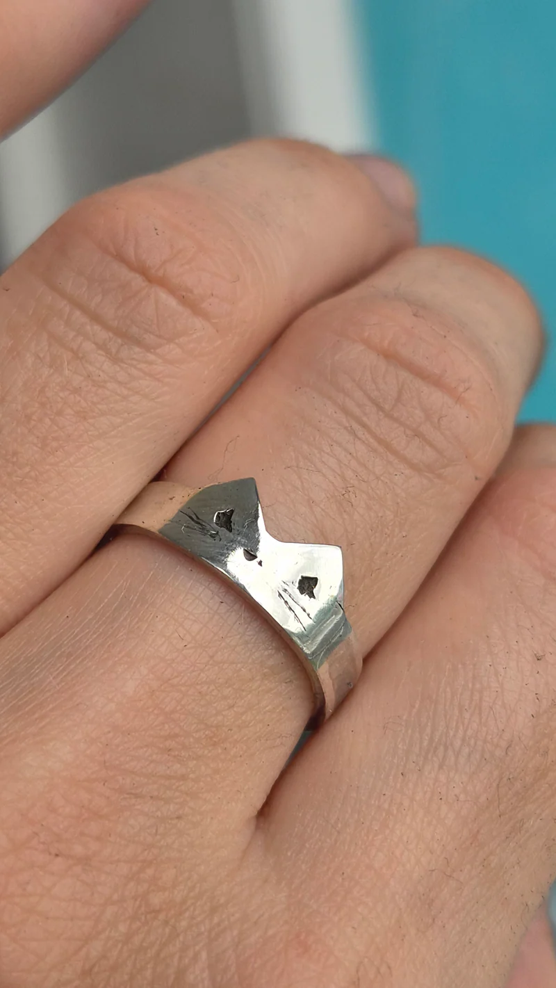 Кольцо серебряное 925 пробы