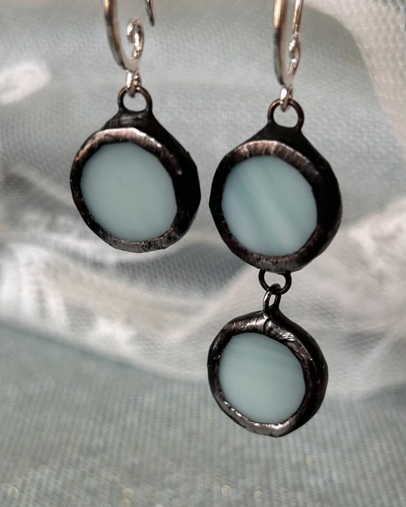 Серьги «Нефритовая нежность 4»