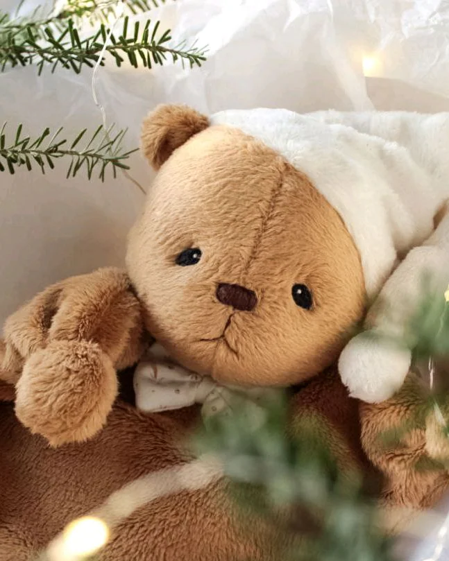 Игрушка для сна ребенку. Комфортер для сна. Подарок новорождненным — коричневый