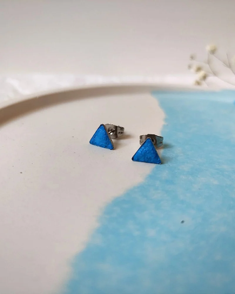 Серьги из бетона