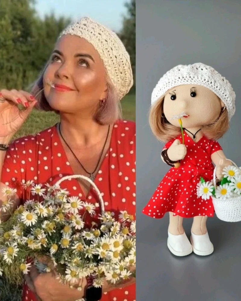 Кукла по фото, подарок подруге на день рождения, кукла ручной работы — Основной