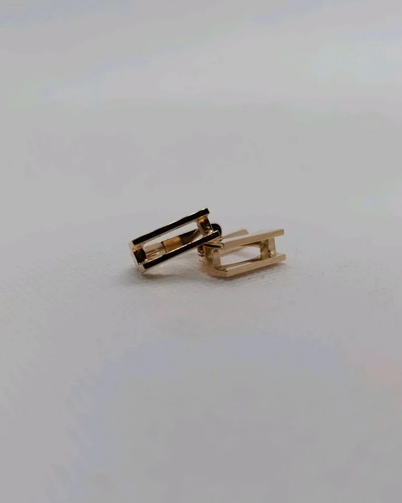 Серьги геометрической формы