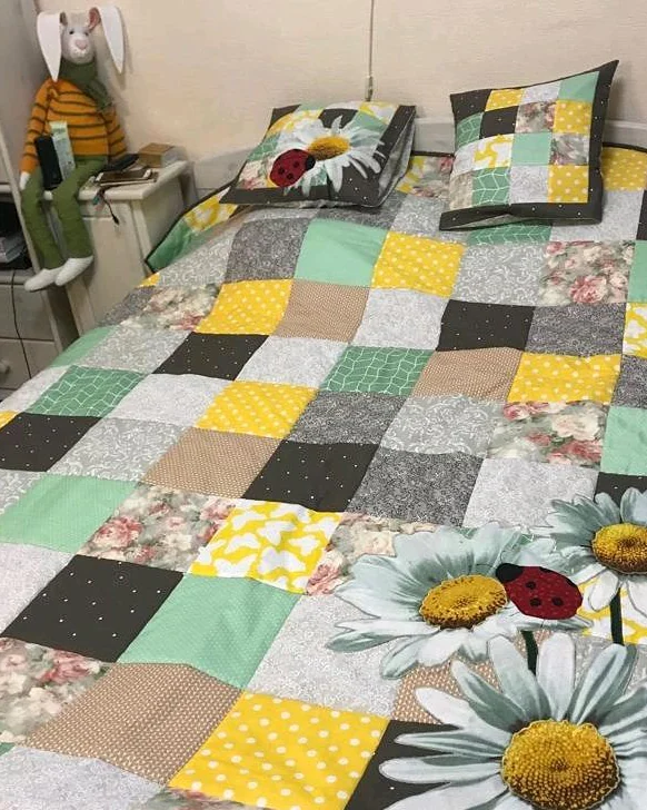 Лоскутное покрывало Божья коровка — Основной