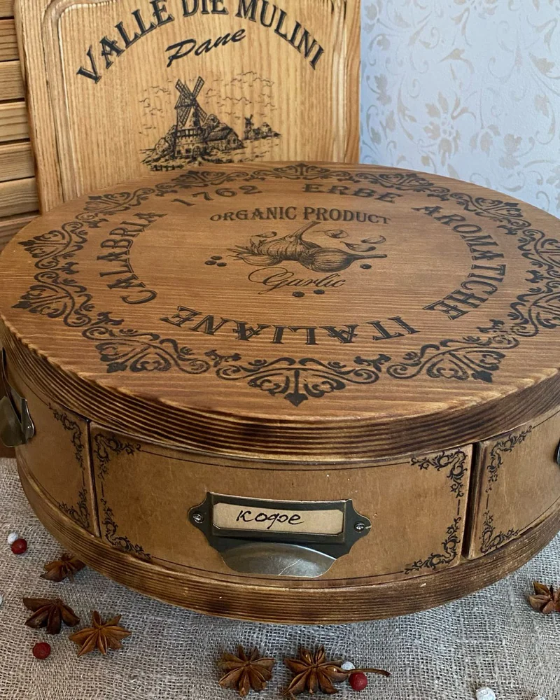 Вращающийся короб для сладостей и специй «Красивая кухня» — Основной