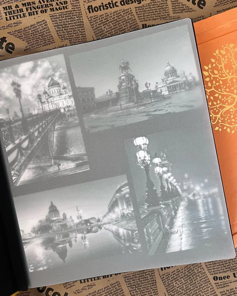 Фотоальбом семейный — оранжевый