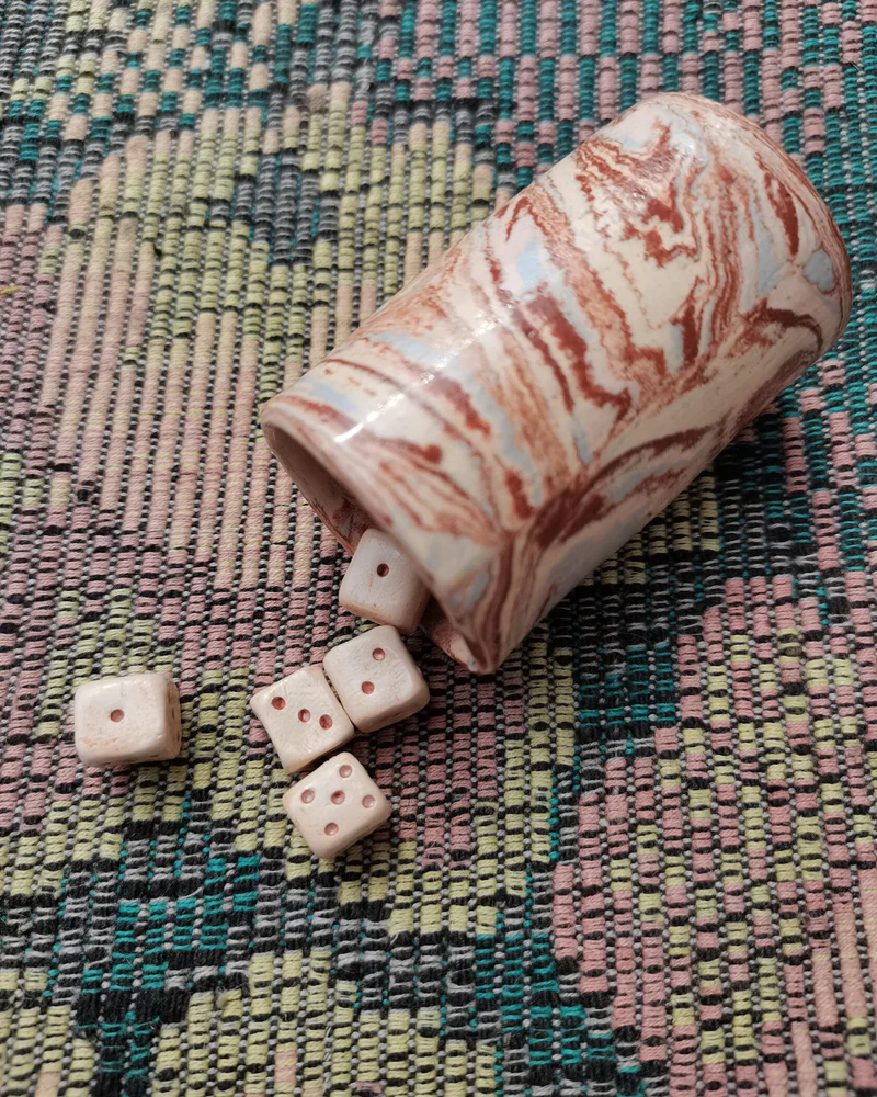 Керамическая игра в кости