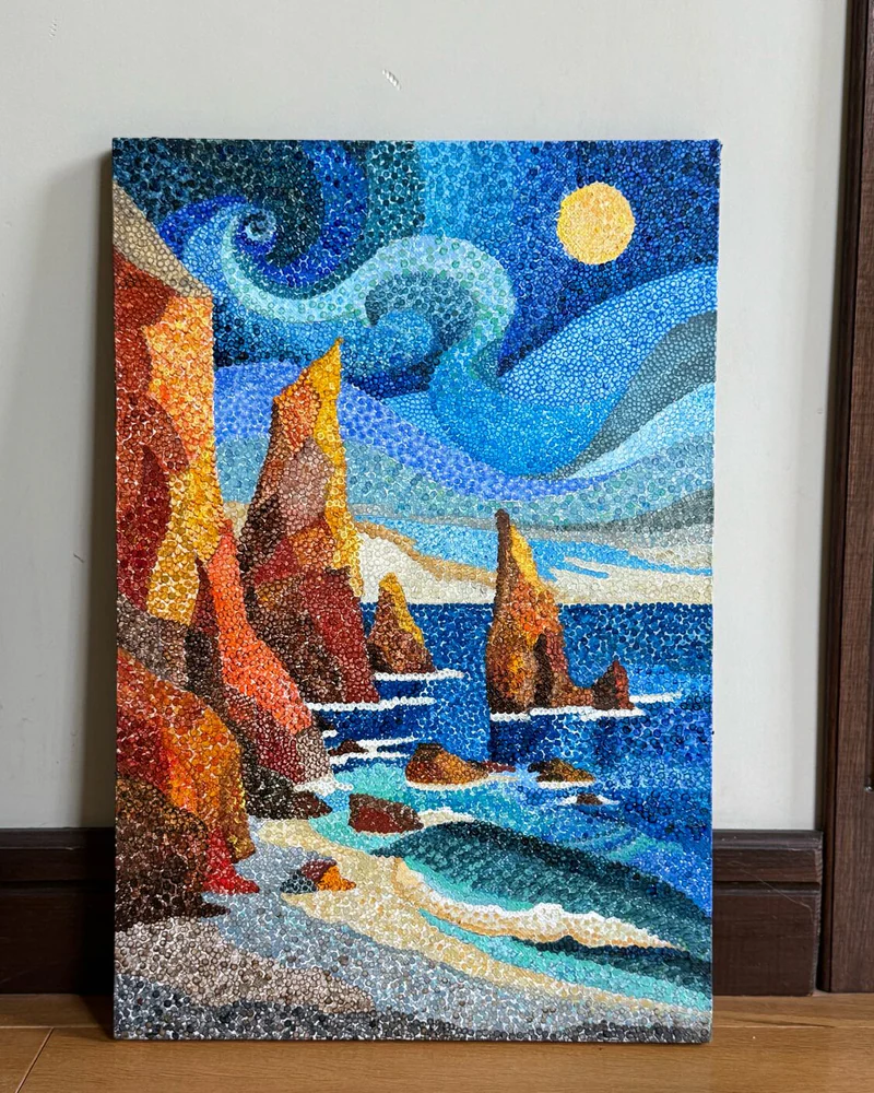Картина маслом Морской пейзаж 40×60 см — Оригинал