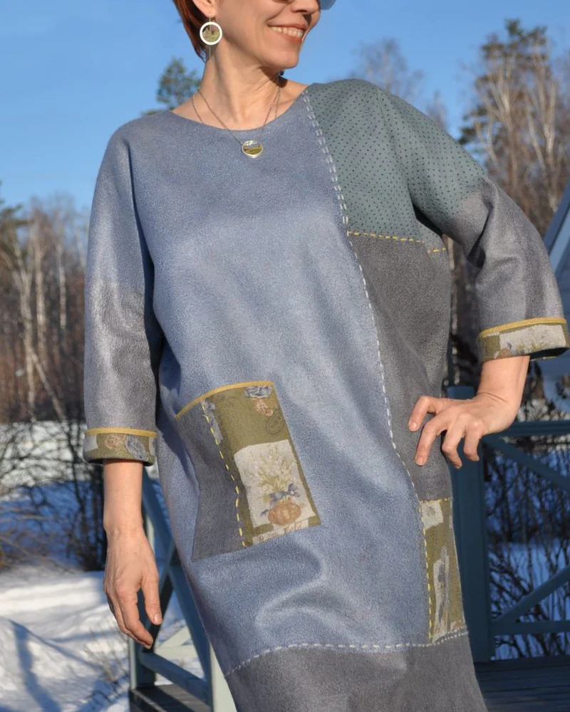 Валяное платье "Март"