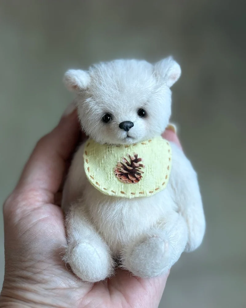 Мишка Пломбирчик, белый — Белый