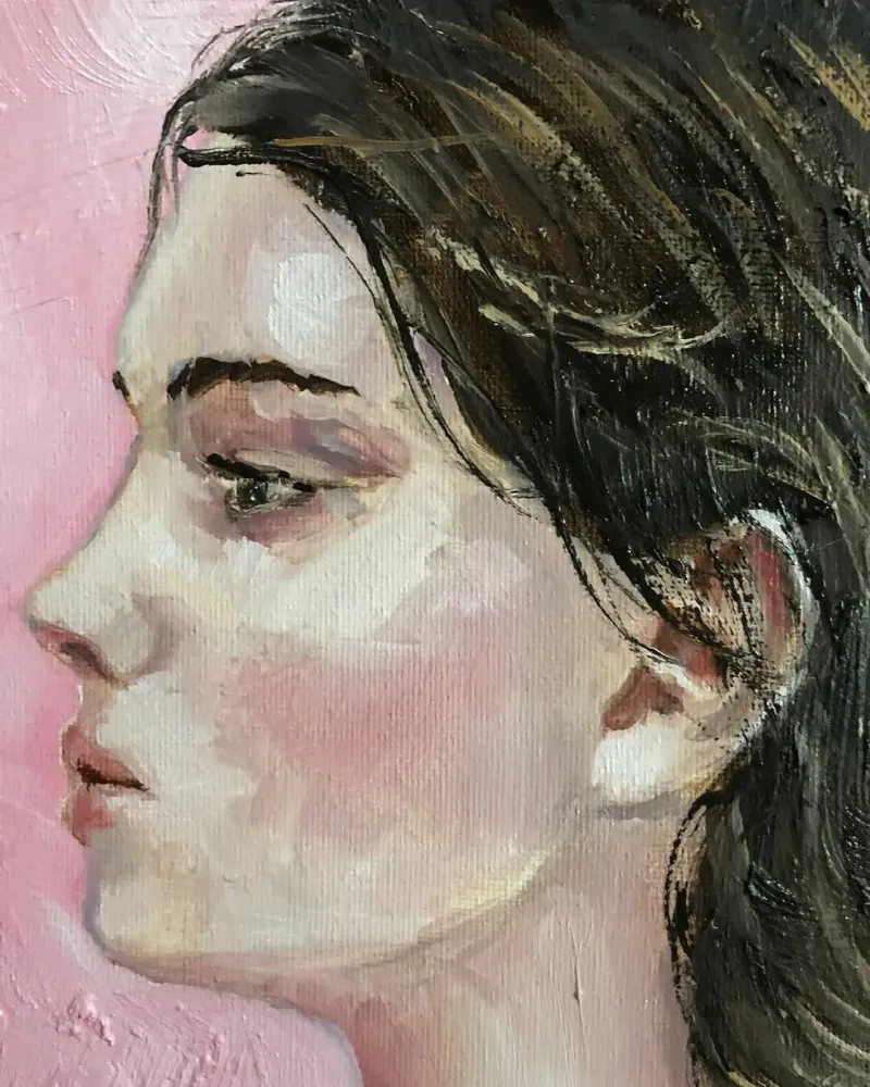 Сёстры. Картина маслом 40×60 см — 40×60 см