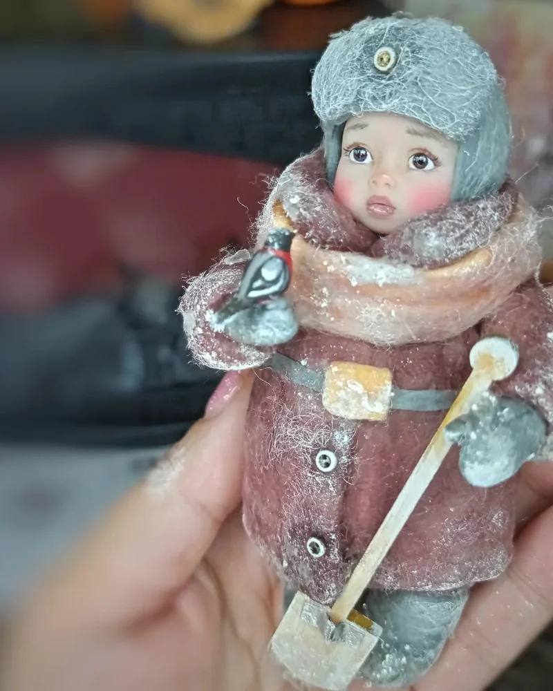 Ватная игрушка "Снегирёв"