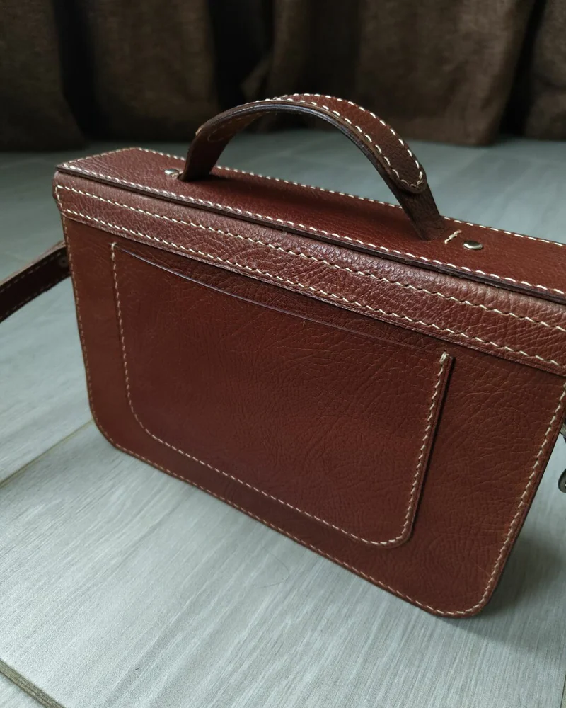 Классическая сумка Satchel bag — коричневый