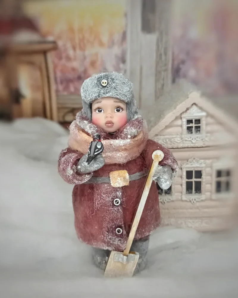 Ватная игрушка "Снегирёв"