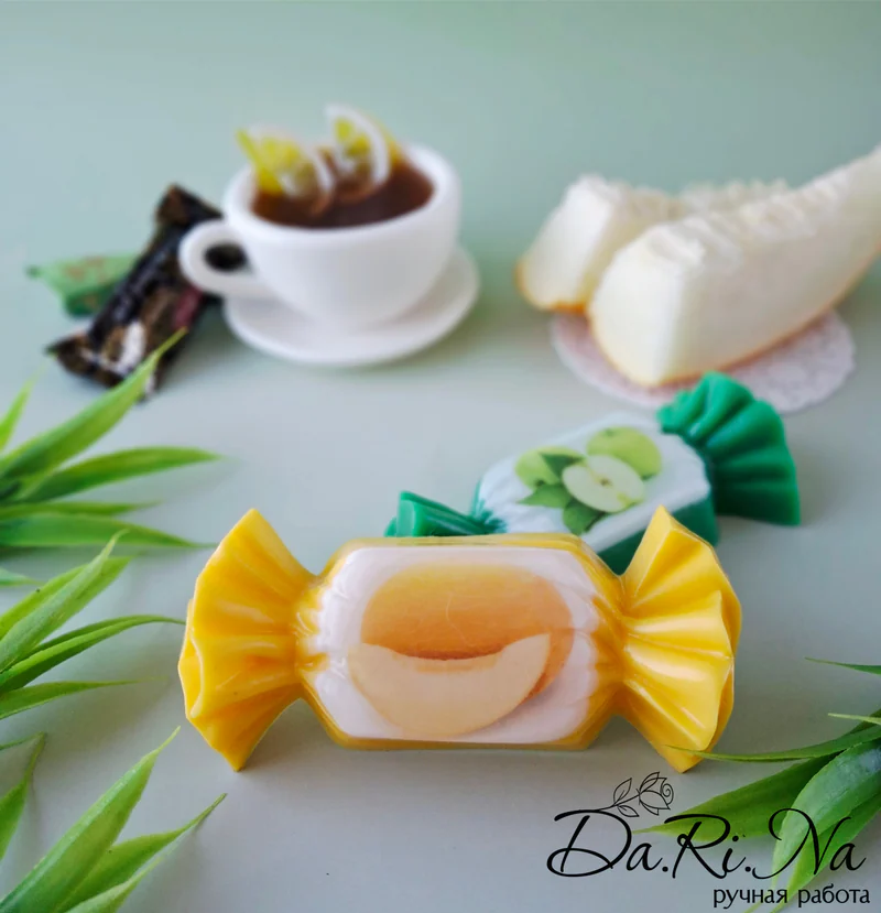 Мыльные конфетки с картинками