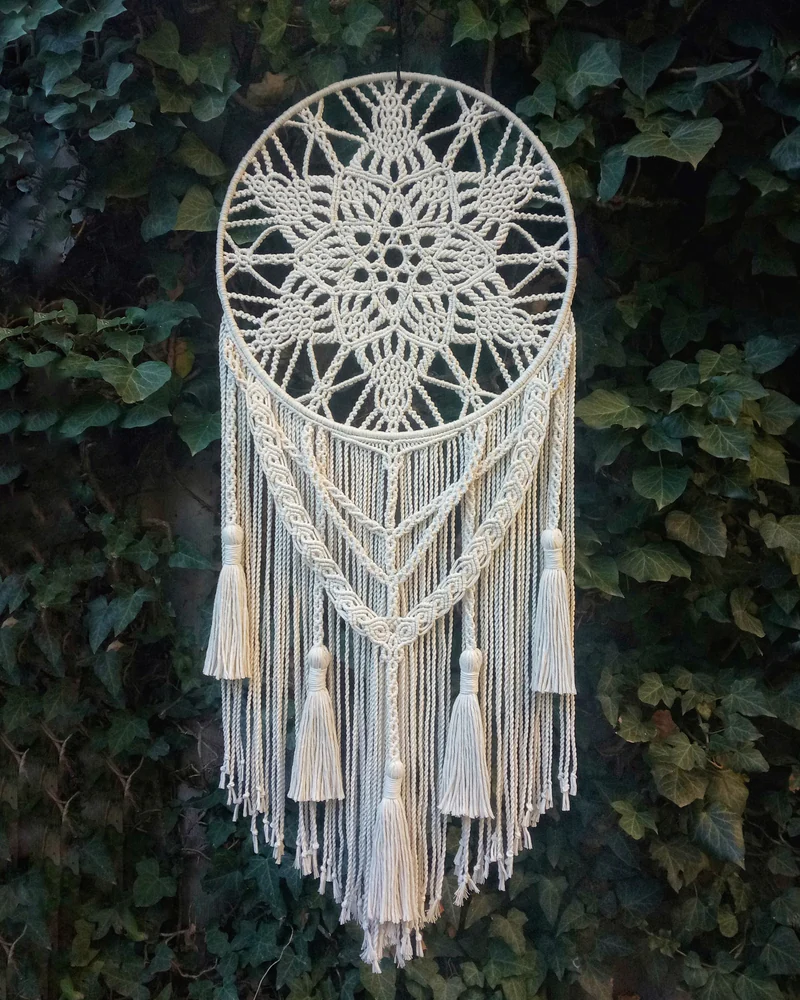 Ловец снов "Ведана" 40*100 см мандала макраме