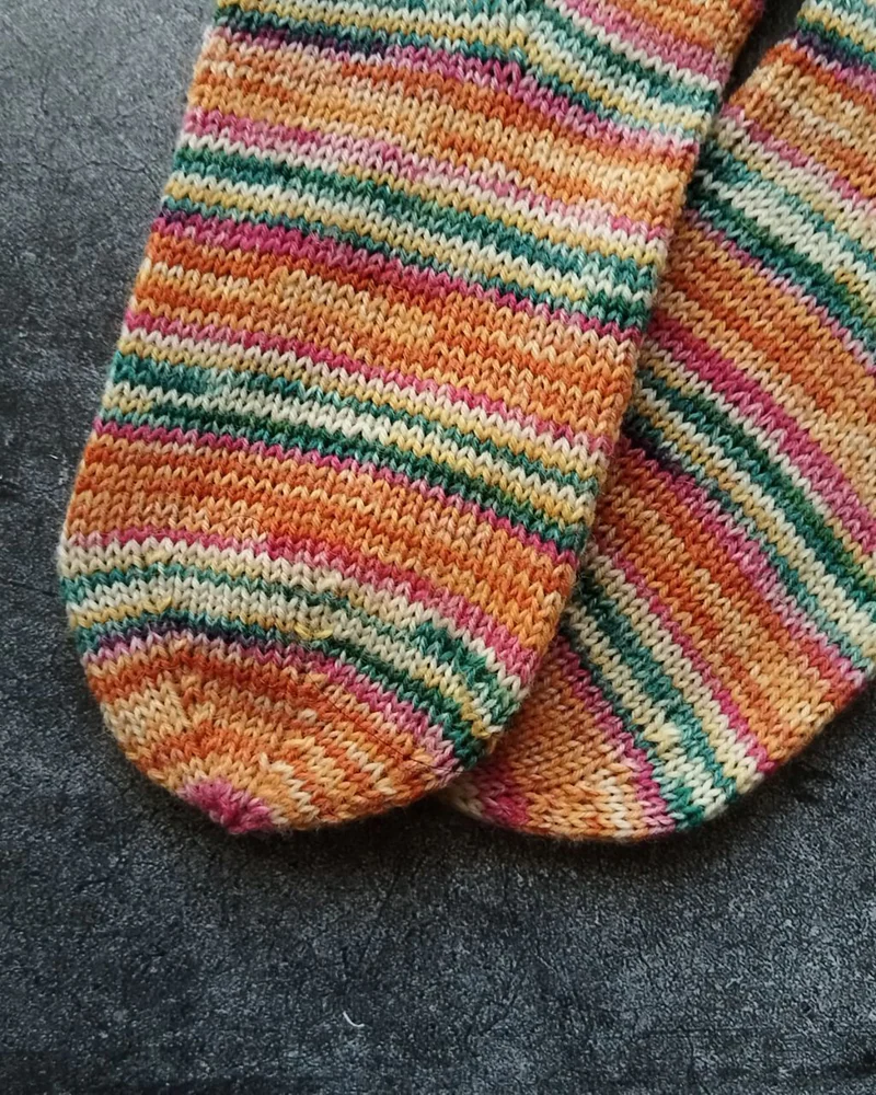 Носки вязаные женские короткие