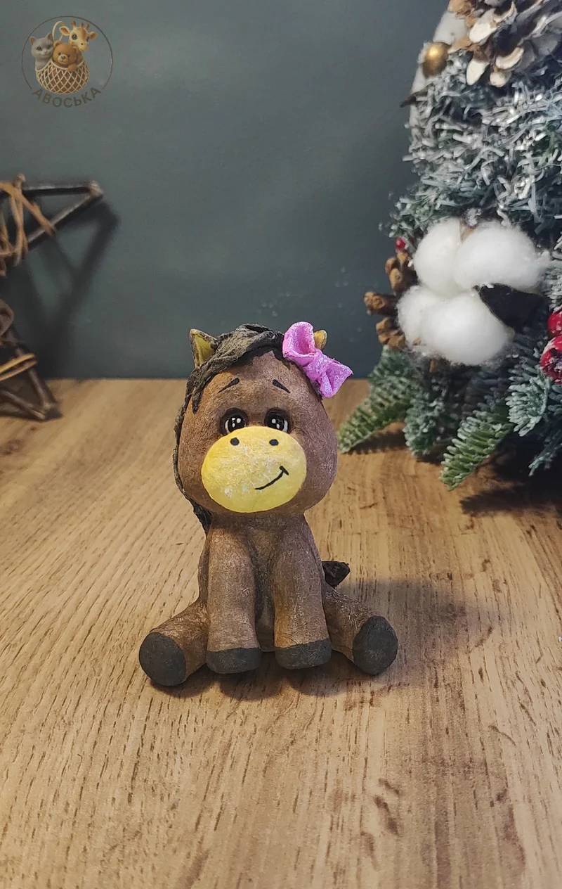 Ватная игрушка «Лошадка»