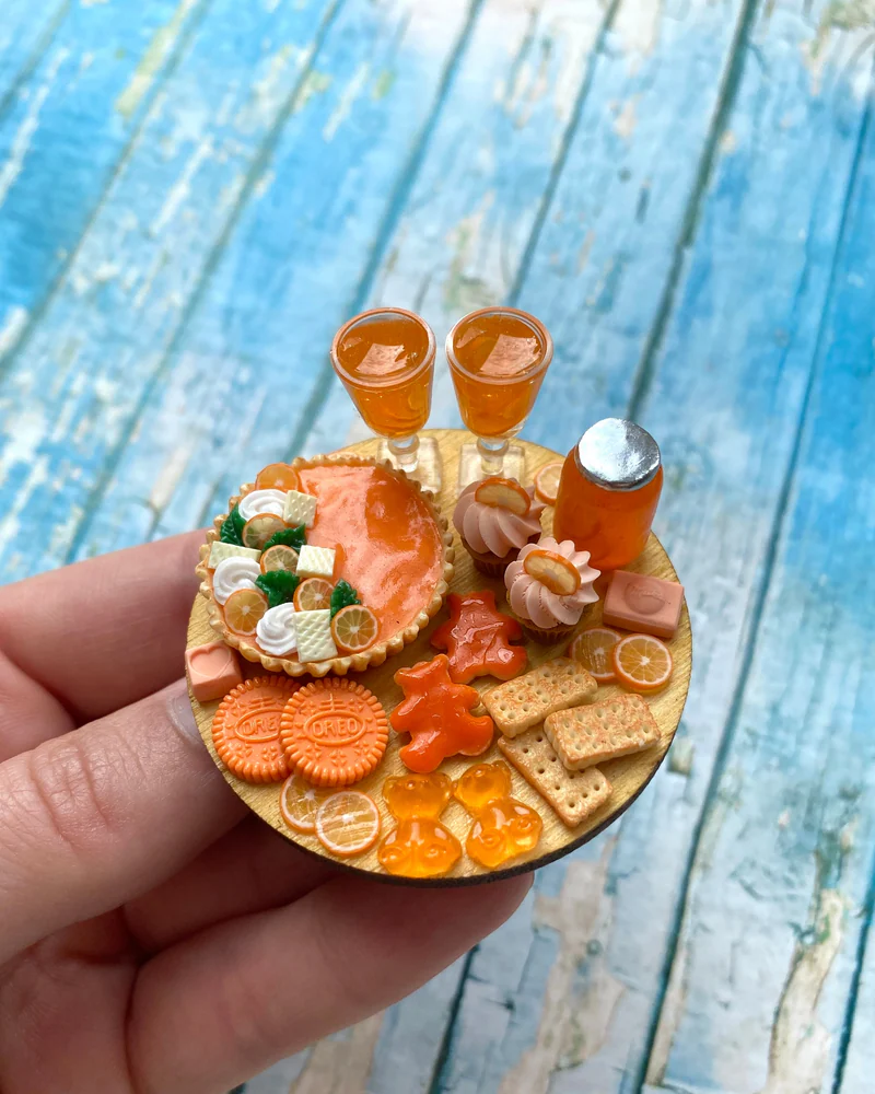 Кукольная Миниатюра Апельсиновое настроение 🍊☀️