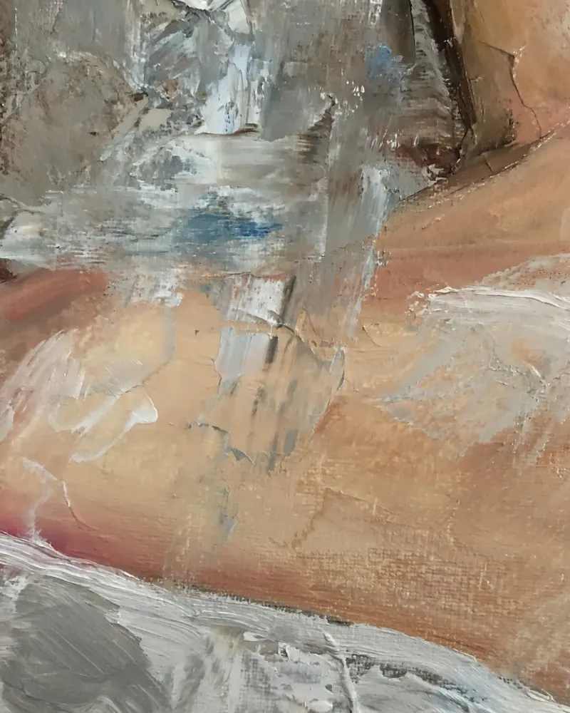 Лиса. Картина маслом 40×50 см — 40×50 см