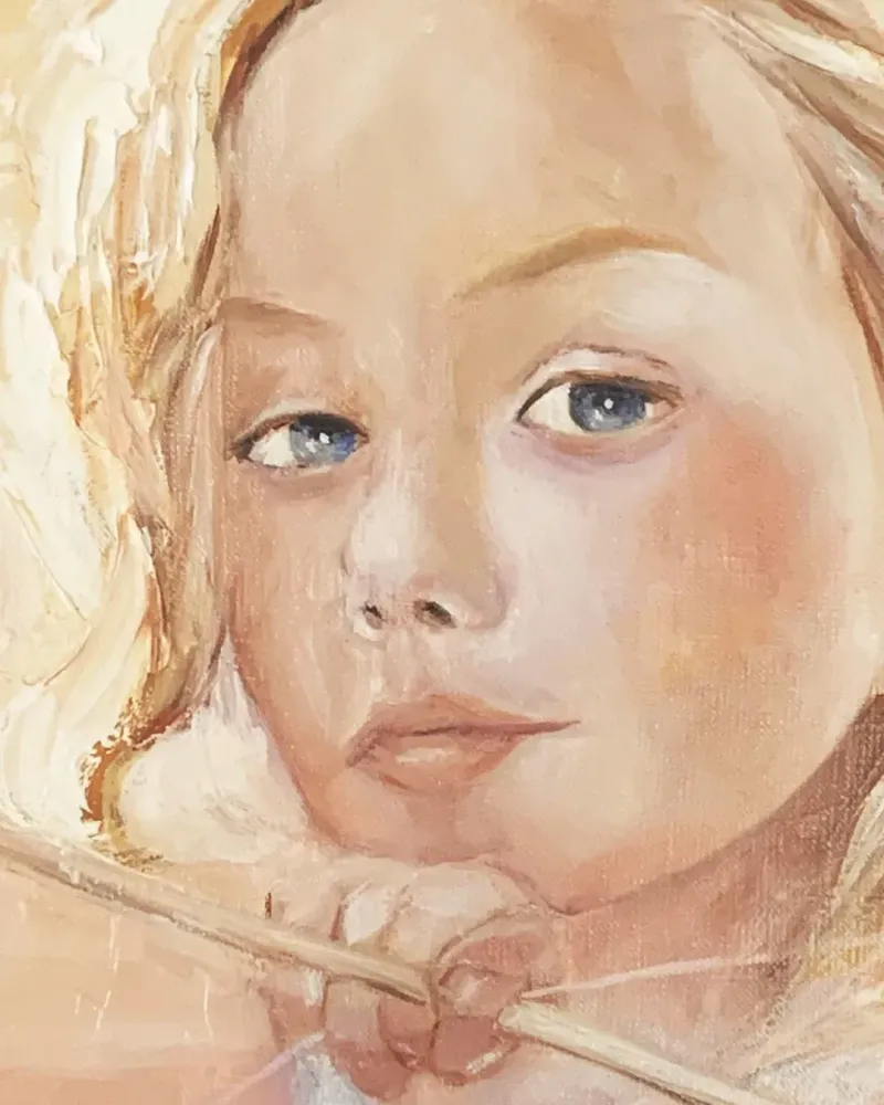 Ангел любви. Картина маслом 50×70 см — 50×70 см